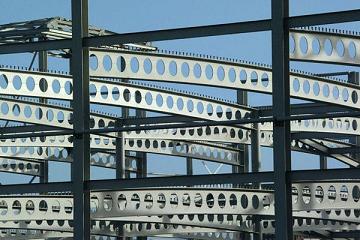 decorative metal frame building