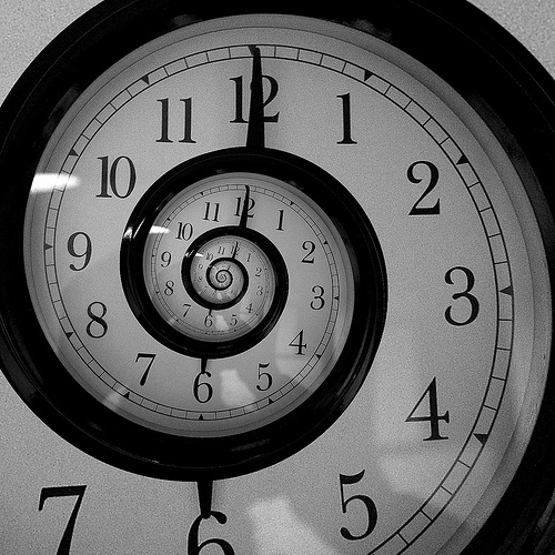 spiral clock