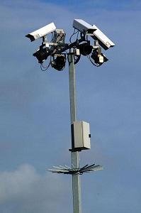 decorative cams on pole
